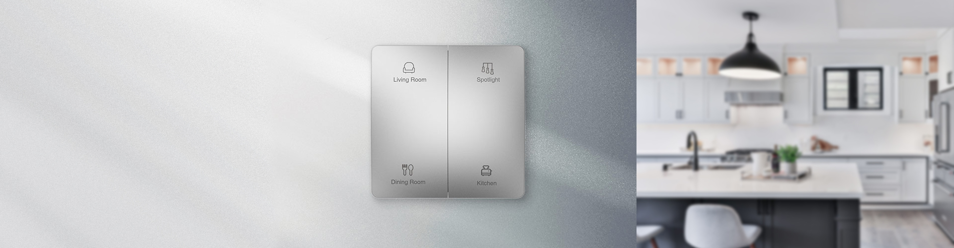 S3 curtain wireless kinetic switch